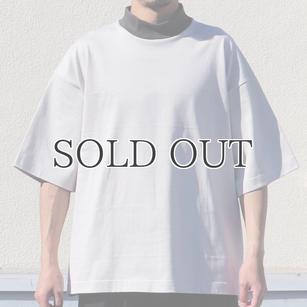 画像18: ヘビーウェイト プレーティング天竺(11オンス)モック ツートーンネック ハーフスリーブ Tシャツ【MADE IN JAPAN】『日本製』/ Upscape Audience (18)