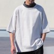 画像11: ヘビーウェイト プレーティング天竺(11オンス)モック ツートーンネック ハーフスリーブ Tシャツ【MADE IN JAPAN】『日本製』/ Upscape Audience (11)