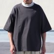 画像14: ヘビーウェイト プレーティング天竺(11オンス)モック ツートーンネック ハーフスリーブ Tシャツ【MADE IN JAPAN】『日本製』/ Upscape Audience (14)