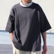 画像15: ヘビーウェイト プレーティング天竺(11オンス)モック ツートーンネック ハーフスリーブ Tシャツ【MADE IN JAPAN】『日本製』/ Upscape Audience (15)