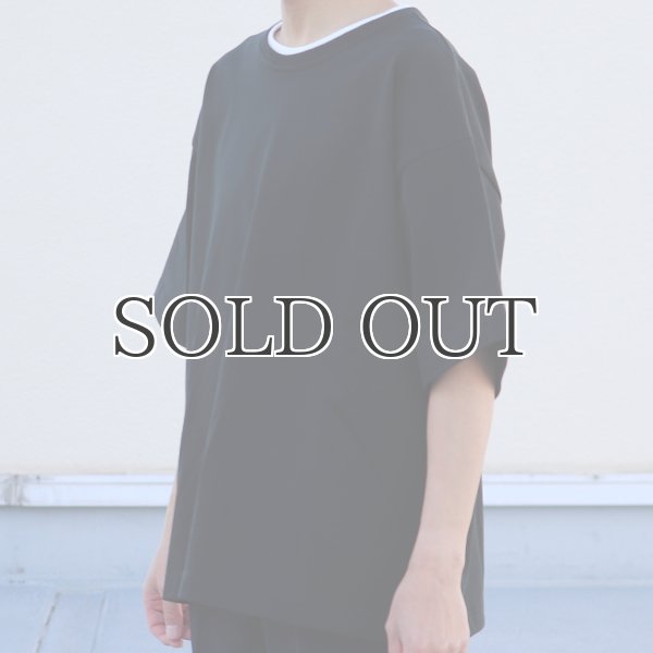 画像20: ヘビーウェイト プレーティング天竺(11オンス)クルー ツートーンネック ハーフスリーブ Tシャツ【MADE IN JAPAN】『日本製』/ Upscape Audience (20)