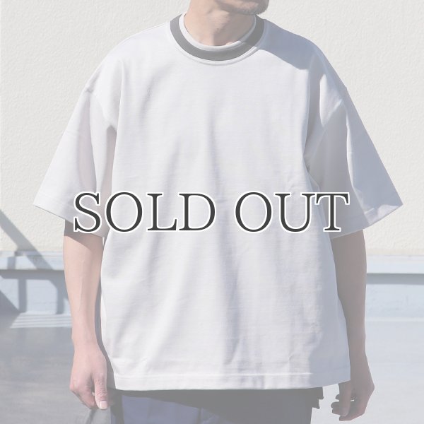 画像6: ヘビーウェイト プレーティング天竺(11オンス)クルー ツートーンネック ハーフスリーブ Tシャツ【MADE IN JAPAN】『日本製』/ Upscape Audience (6)