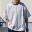 画像7: ヘビーウェイト プレーティング天竺（11オンス）クルー ツートーンネック ハーフスリーブ Tシャツ【MADE IN JAPAN】『日本製』/ Upscape Audience (7)