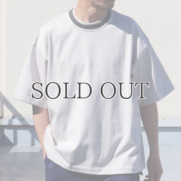 画像7: ヘビーウェイト プレーティング天竺(11オンス)クルー ツートーンネック ハーフスリーブ Tシャツ【MADE IN JAPAN】『日本製』/ Upscape Audience (7)