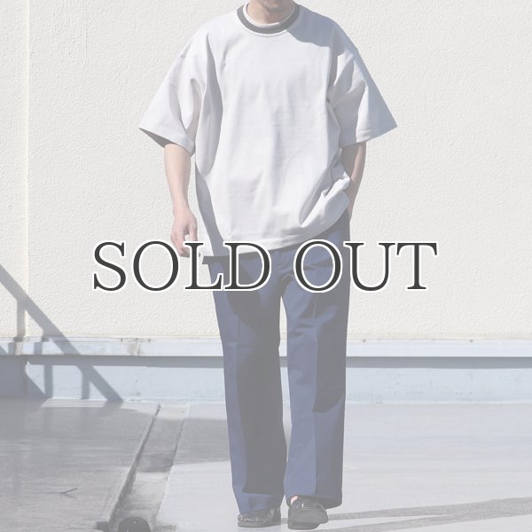 画像9: ヘビーウェイト プレーティング天竺(11オンス)クルー ツートーンネック ハーフスリーブ Tシャツ【MADE IN JAPAN】『日本製』/ Upscape Audience (9)