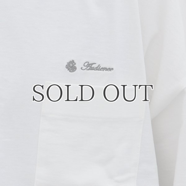 画像18: VORTEX 8オンス（MVS天竺）サイドスリット ブランドロゴ刺繍付き ハーフスリーブ ボクシーAライン Tee【MADE IN JAPAN】『日本製』/ Upscape Audience (18)