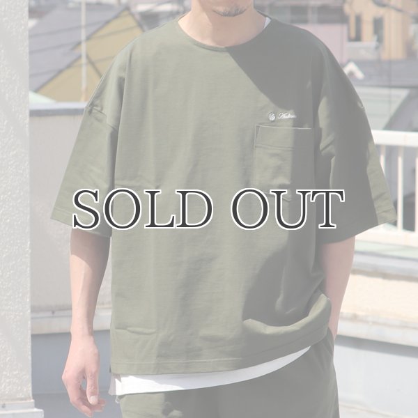 画像15: VORTEX 8オンス（MVS天竺）サイドスリット ブランドロゴ刺繍付き ハーフスリーブ ボクシーAライン Tee【MADE IN JAPAN】『日本製』/ Upscape Audience (15)