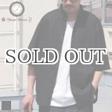 画像: 綿麻ワッシャーキャンバス ボタンダウン ボクシーAライン ハーフスリーブシャツ【MADE IN JAPAN】『日本製』/ Upscape Audience