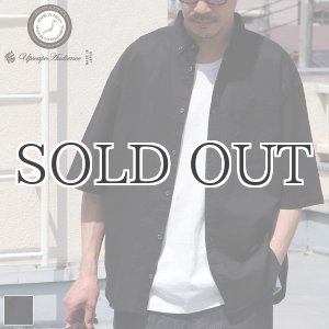 画像: 綿麻ワッシャーキャンバス ボタンダウン ボクシーAライン ハーフスリーブシャツ【MADE IN JAPAN】『日本製』/ Upscape Audience