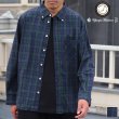 画像1: ワンウォッシュ ボタンダウン L/S テーパードシャツ【MADE IN JAPAN】『日本製』/ Upscape Audience (1)
