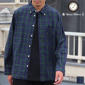 画像: ワンウォッシュ ボタンダウン L/S テーパードシャツ【MADE IN JAPAN】『日本製』/ Upscape Audience