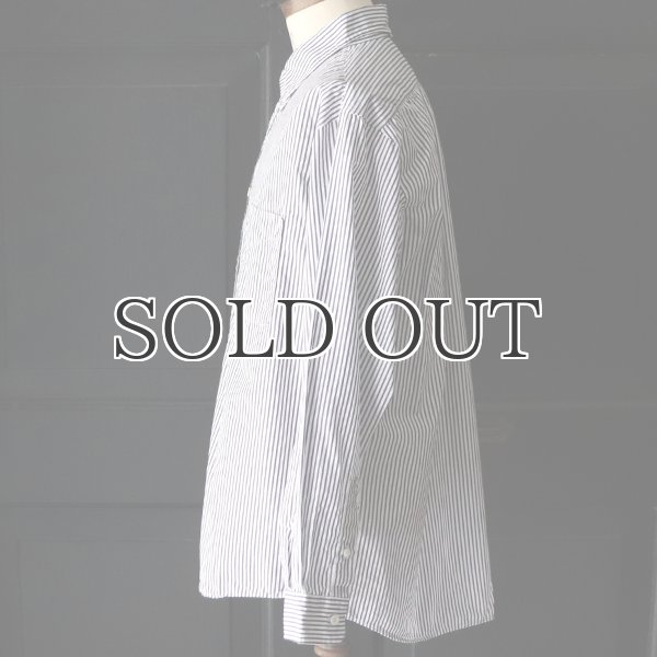 画像10: ワンウォッシュ ボタンダウン L/S テーパードシャツ【MADE IN JAPAN】『日本製』/ Upscape Audience (10)