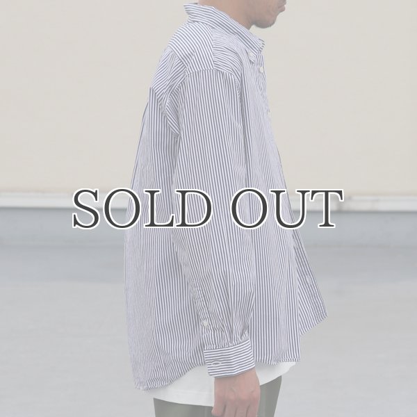 画像6: ワンウォッシュ ボタンダウン L/S テーパードシャツ【MADE IN JAPAN】『日本製』/ Upscape Audience (6)