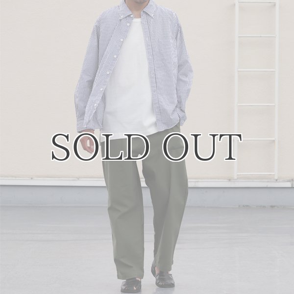 画像7: ワンウォッシュ ボタンダウン L/S テーパードシャツ【MADE IN JAPAN】『日本製』/ Upscape Audience (7)