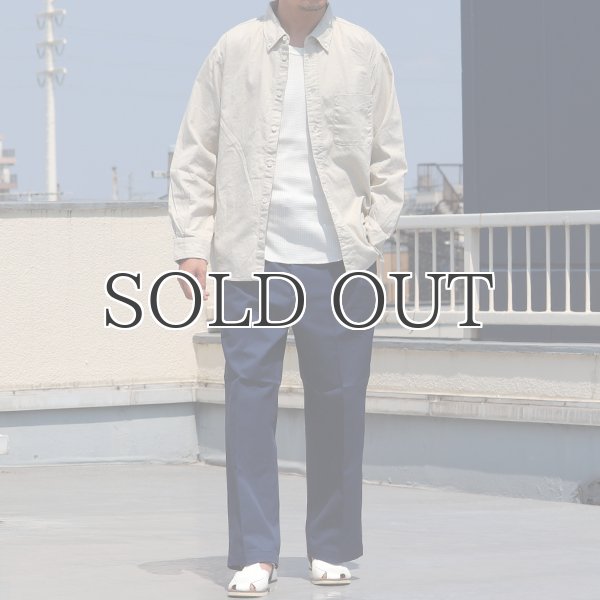 画像8: ワンウォッシュ ボタンダウン L/S テーパードシャツ【MADE IN JAPAN】『日本製』/ Upscape Audience (8)