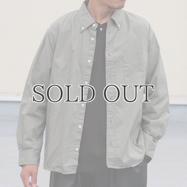 画像3: ワンウォッシュ ボタンダウン L/S テーパードシャツ【MADE IN JAPAN】『日本製』/ Upscape Audience (3)