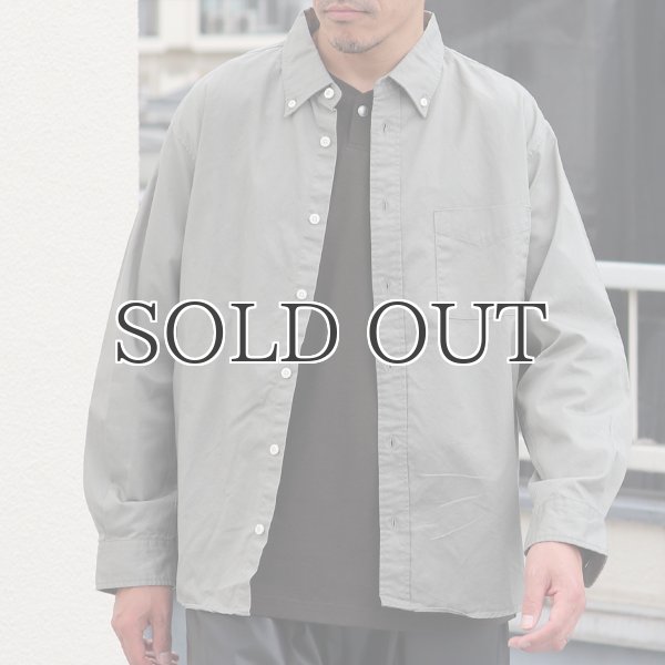 画像4: ワンウォッシュ ボタンダウン L/S テーパードシャツ【MADE IN JAPAN】『日本製』/ Upscape Audience (4)