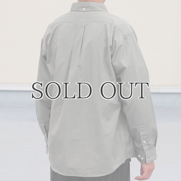 画像6: ワンウォッシュ ボタンダウン L/S テーパードシャツ【MADE IN JAPAN】『日本製』/ Upscape Audience (6)