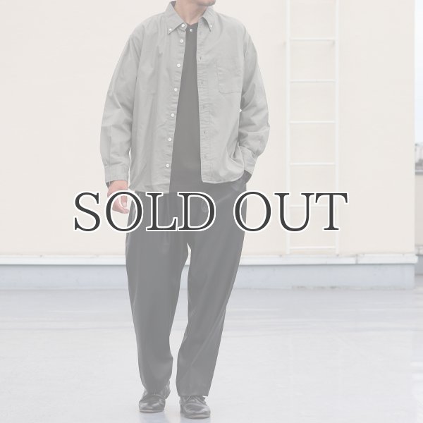 画像7: ワンウォッシュ ボタンダウン L/S テーパードシャツ【MADE IN JAPAN】『日本製』/ Upscape Audience (7)