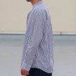 画像5: ワンウォッシュ バンドカラー L/S テーパードシャツ【MADE IN JAPAN】『日本製』/ Upscape Audience (5)
