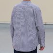 画像6: ワンウォッシュ バンドカラー L/S テーパードシャツ【MADE IN JAPAN】『日本製』/ Upscape Audience (6)