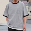 画像13: 丸胴ヘビーウェイト(度詰天竺）10オンス サイドスリット グラスポケ リンガーTシャツ【MADE IN JAPAN】『日本製』/ Upscape Audience (13)