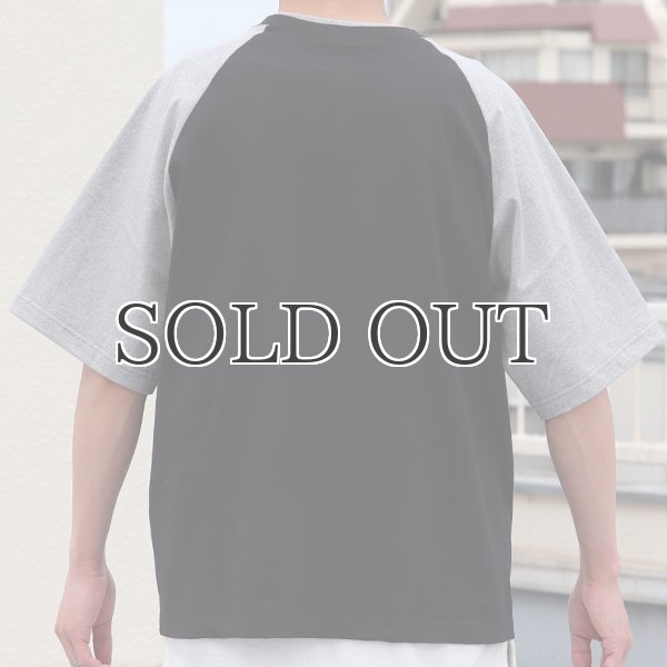 画像20: 丸胴ヘビーウェイト(度詰天竺）10オンス ラグラン ツートン BBアンダー Tシャツ【MADE IN JAPAN】『日本製』/ Upscape Audience (20)