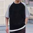 画像12: 丸胴ヘビーウェイト(度詰天竺）10オンス ラグラン ツートン BBアンダー Tシャツ【MADE IN JAPAN】『日本製』/ Upscape Audience (12)