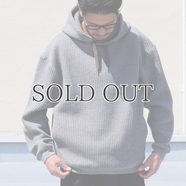 画像3: 「尾州」コットンキルト プルオーバー パーカー【MADE IN JAPAN】『日本製』【送料無料】 / Upscape Audience (3)