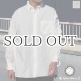 画像: レノクロス（からみ織）ボタンダウン ボクシーAライン 長袖シャツ【MADE IN JAPAN】『日本製』/ Upscape Audience