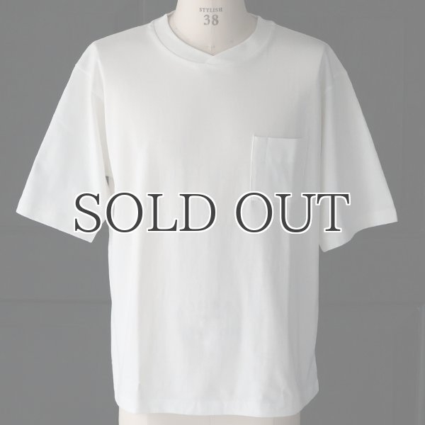 画像18: 「丹後」度詰天竺 (6オンス) グラスポケット付き オーバーラップ ハーフスリーブ Tシャツ【MADE IN JAPAN】『日本製』/ Upscape Audience (18)