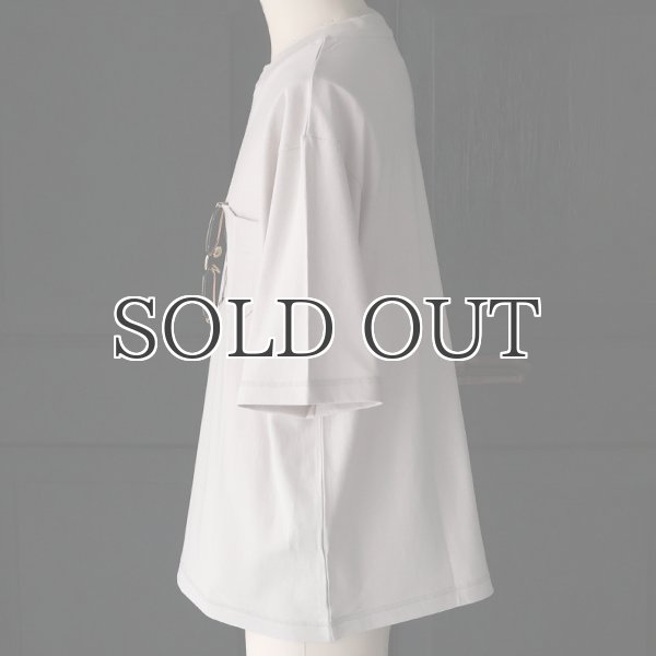 画像12: 「丹後」度詰天竺 (6オンス) グラスポケット付き オーバーラップ ハーフスリーブ Tシャツ【MADE IN JAPAN】『日本製』/ Upscape Audience (12)