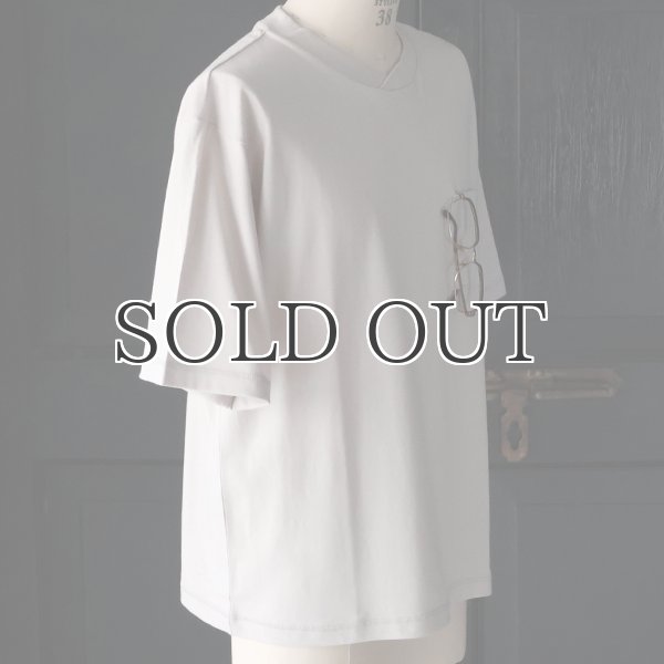 画像14: 「丹後」度詰天竺 (6オンス) グラスポケット付き オーバーラップ ハーフスリーブ Tシャツ【MADE IN JAPAN】『日本製』/ Upscape Audience (14)