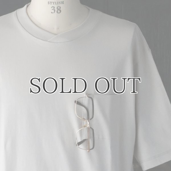 画像15: 「丹後」度詰天竺 (6オンス) グラスポケット付き オーバーラップ ハーフスリーブ Tシャツ【MADE IN JAPAN】『日本製』/ Upscape Audience (15)