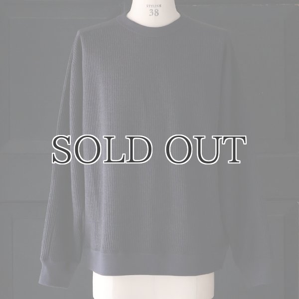 画像29: ウールビッグワッフル クルーネック ニットソー【MADE IN JAPAN】『日本製』 / Upscape Audience (29)