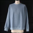 画像2: ウールビッグワッフル クルーネック ニットソー【MADE IN JAPAN】『日本製』 / Upscape Audience (2)