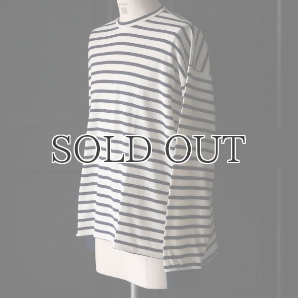 画像6: 「尾州」セーターライク天竺（6.5オンス） クルーネック サイドスリット  長袖 Tシャツ【MADE IN JAPAN】『日本製』/ Upscape Audience (6)