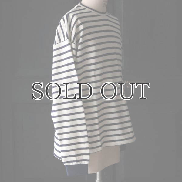 画像9: 「尾州」セーターライク天竺（6.5オンス） クルーネック サイドスリット  長袖 Tシャツ【MADE IN JAPAN】『日本製』/ Upscape Audience (9)