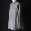 画像12: 播州織 ダンガリー レギュラーカラー ボクシーAライン 長袖ワークシャツ【MADE IN JAPAN】『日本製』/ Upscape Audience (12)
