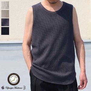画像: 「和歌山」 度詰ワッフル (6オンス) ラウンド ロングタンク【MADE IN JAPAN】『日本製』/ Upscape Audience