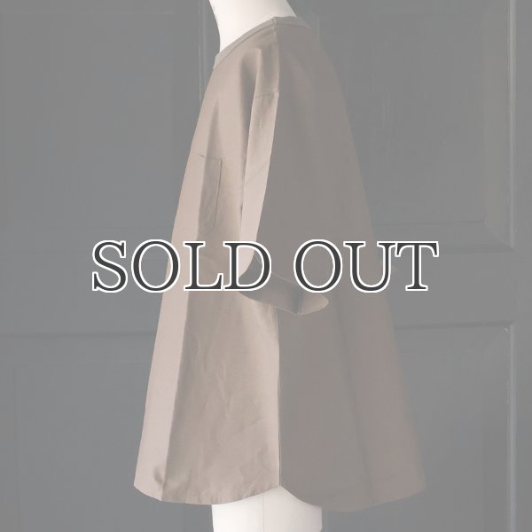 画像13: 「遠州」綿麻シーチング グラスポケット付 ヘムラウンド ハーフスリーブ フハクTシャツ【MADE IN JAPAN】『日本製』/ Upscape Audience (13)