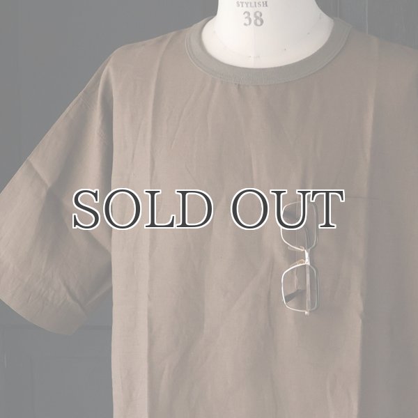 画像16: 「遠州」綿麻シーチング グラスポケット付 ヘムラウンド ハーフスリーブ フハクTシャツ【MADE IN JAPAN】『日本製』/ Upscape Audience (16)