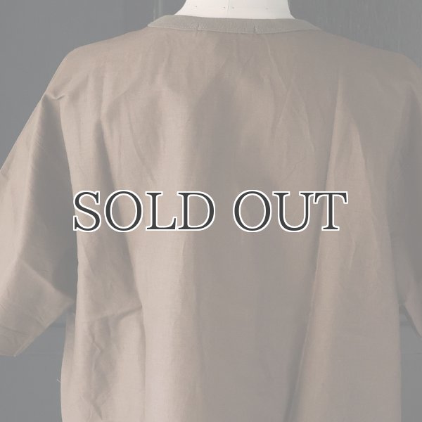 画像17: 「遠州」綿麻シーチング グラスポケット付 ヘムラウンド ハーフスリーブ フハクTシャツ【MADE IN JAPAN】『日本製』/ Upscape Audience (17)