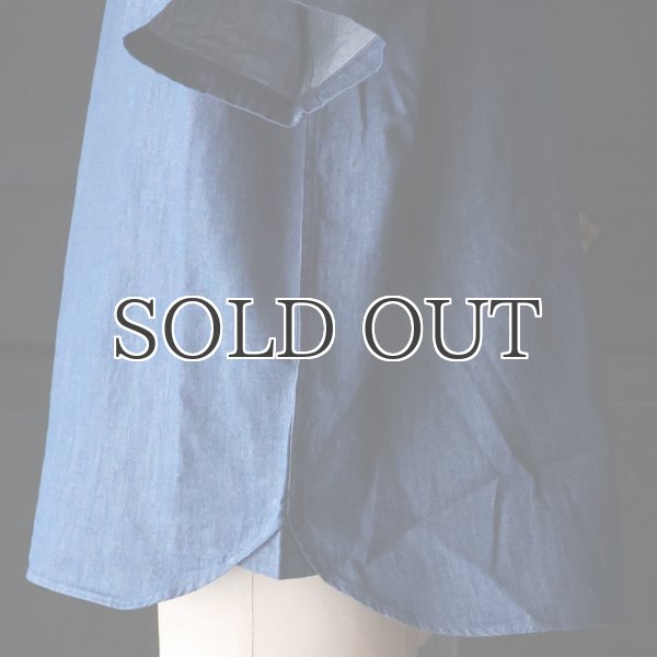 画像17: 「備後」 6オンス ムラデニム 釦ダウン ボク シーAライン ハーフスリーブシャツ【MADE IN JAPAN】『日本製』/ Upscape Audience (17)