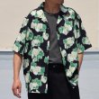 画像3: 「丹後」 ライトアムンゼン(梨地) ジャパニーズ カスリライクプリント オープンカラー ハーフスリーブシャツ【MADE IN JAPAN】『日本製』/ Upscape Audience (3)