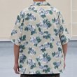 画像4: 「丹後」 ライトアムンゼン(梨地) ジャパニーズ カスリライクプリント オープンカラー ハーフスリーブシャツ【MADE IN JAPAN】『日本製』/ Upscape Audience (4)