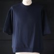 画像2: 「泉州」ハニカムサマーニット（7.45オンス）ガゼットクルーネック ハーフスリーブ スウェットライクTシャツ【MADE IN JAPAN】『日本製』 / Upscape Audience (2)