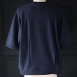 画像4: 「泉州」ハニカムサマーニット（7.45オンス）ガゼットクルーネック ハーフスリーブ スウェットライクTシャツ【MADE IN JAPAN】『日本製』 / Upscape Audience (4)