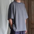 画像4: Naturemier TM (ナチュレミア) TECH リネンライク トロワッシャー ドローコードバルーン クルーネック ハーフスリーブシャツ【MADE IN JAPAN】『日本製』/ Upscape Audience (4)
