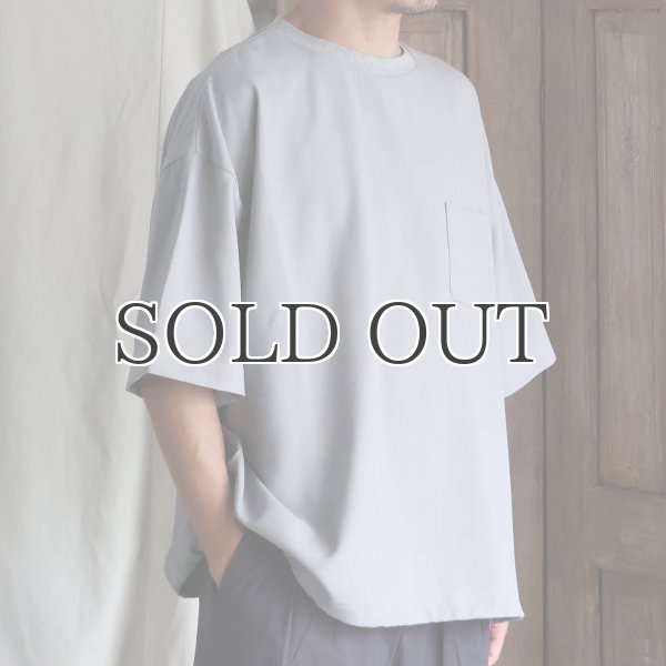 画像6: Naturemier TM (ナチュレミア) TECH リネンライク トロワッシャー ドローコードバルーン クルーネック ハーフスリーブシャツ【MADE IN JAPAN】『日本製』/ Upscape Audience (6)